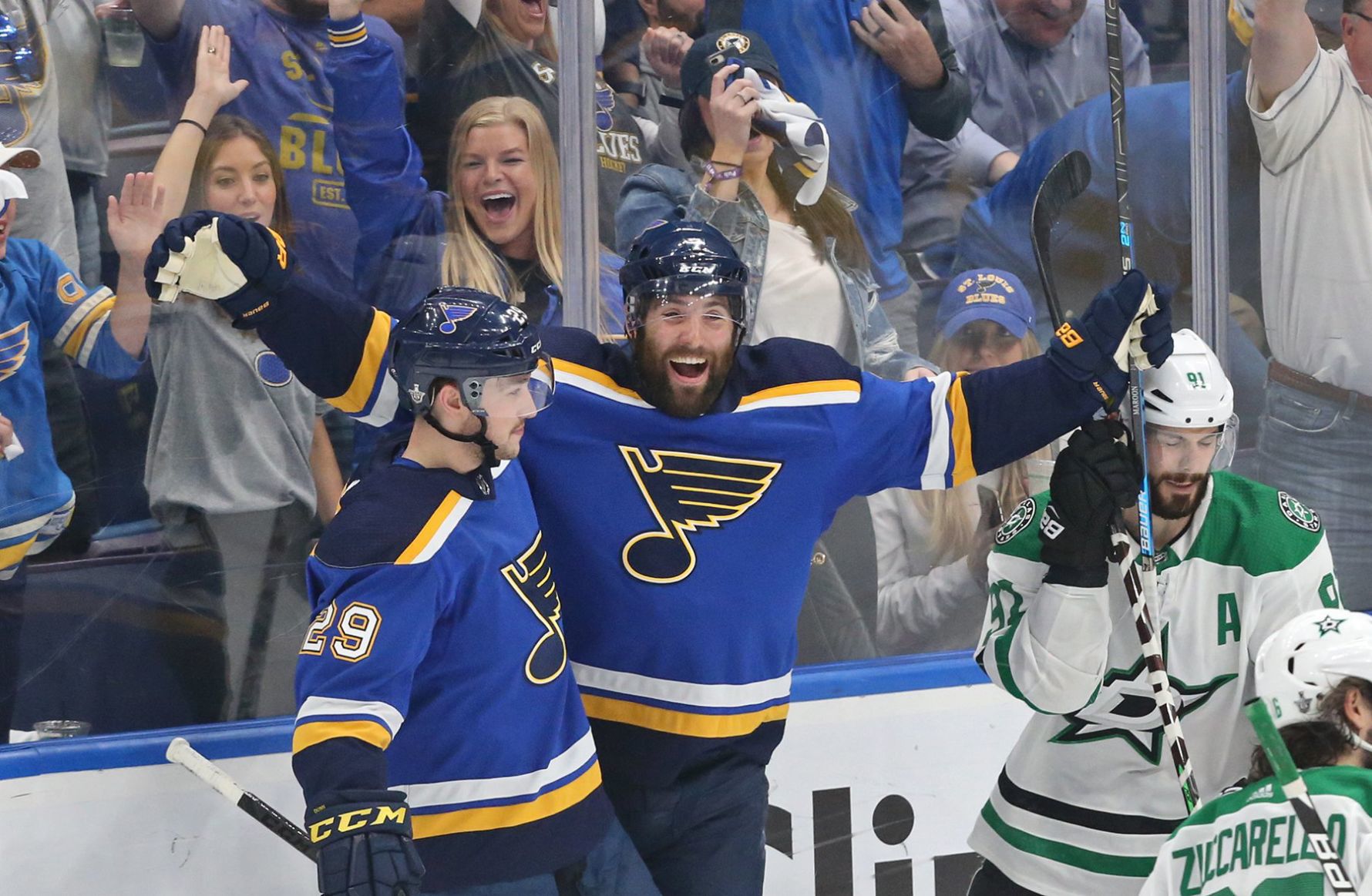 Blues and Stars go for broke in final playoff game 7